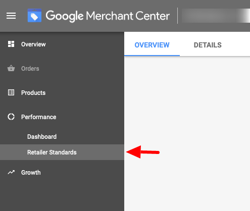Where to find Google Retailer Standards