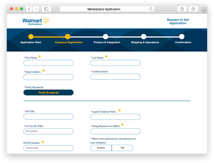 how to get a walmart application