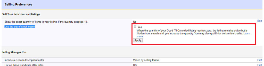 eBay out-of-stock eBay out-of-stock