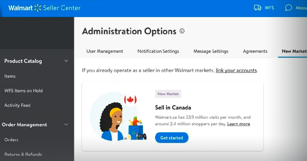 Easy way to join Walmart Canada marketplace for US sellers
