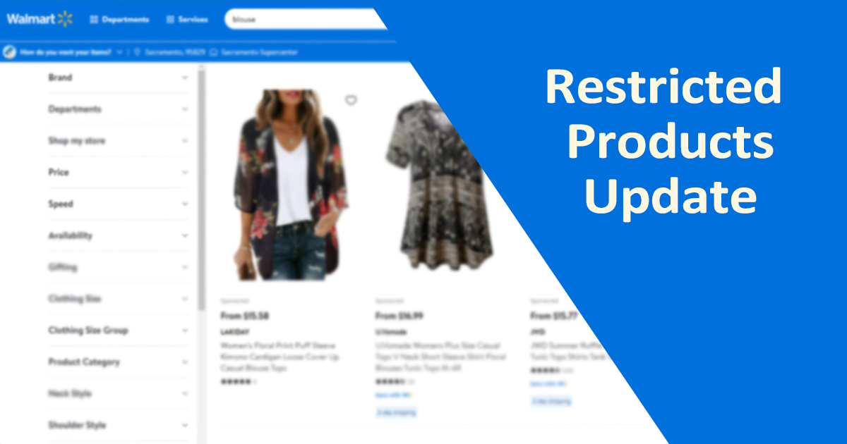 Walmart Product Restrictions Update