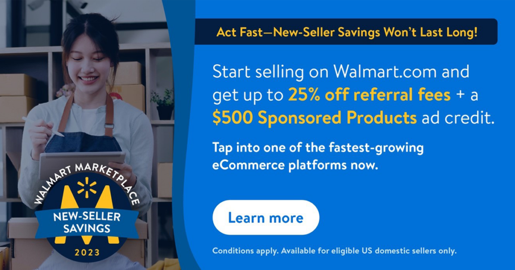 Maximize Your Success on Walmart with the New-Seller Savings