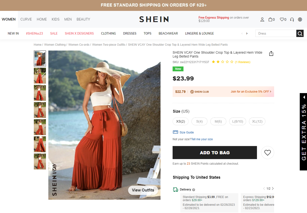 Shein May Open A Marketplace In The United States