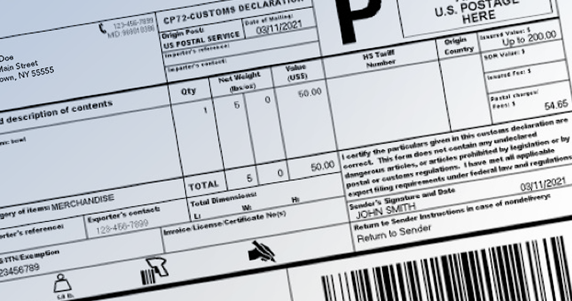 USPS reminds customers of new EU customs rules for package deliveries