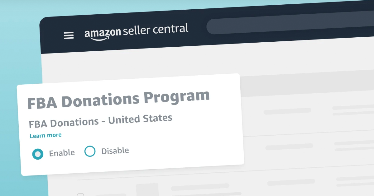 Donate Unwanted Products through Amazon's FBA Donations Program