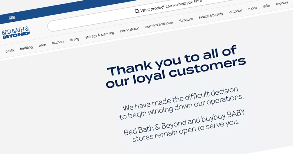 Lessons Learned From Bed Bath Beyond S Challenges