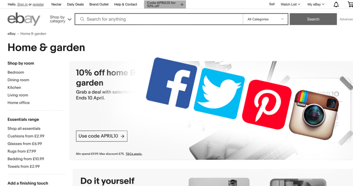 eBay UK Launches Social Sharing Integration on Seller Hub