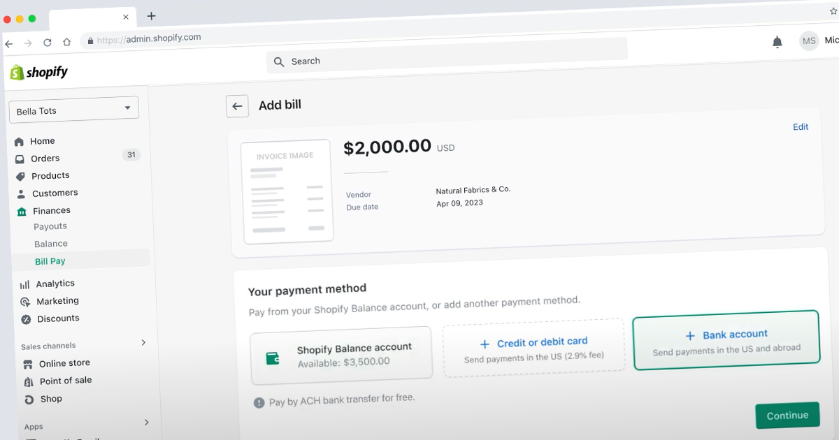 How To Pay Shopify Bill