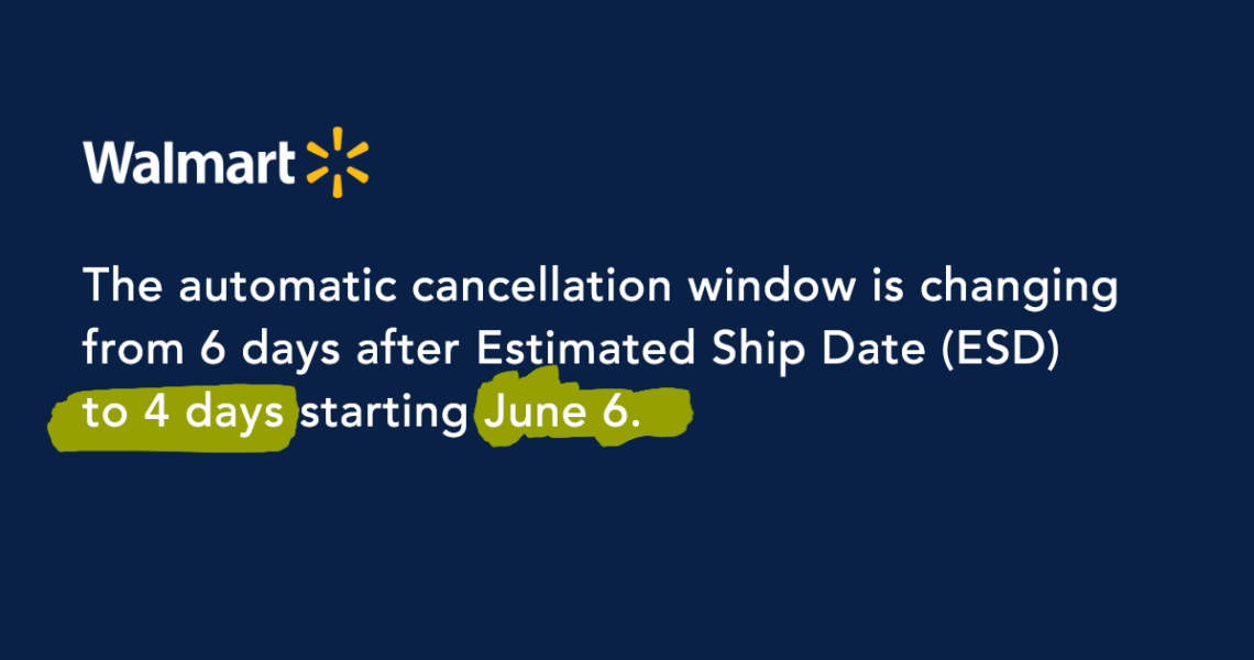Updates to Walmart's Automatic Cancellation Policy (starting June 6, 2023)