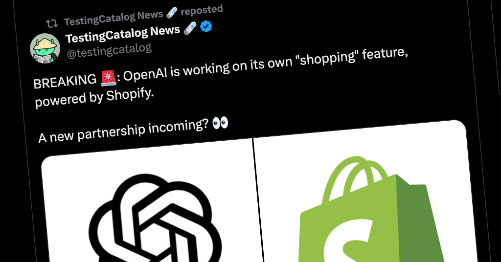 OpenAI/ChatGPT and Shopify: In-Chat Shopping Might Be Coming Soon