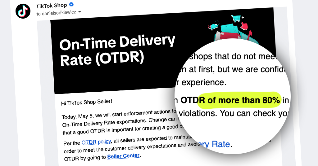 TikTok Shop Sets 80% On-Time Delivery Rule