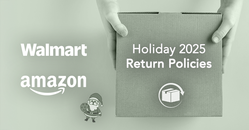 Amazon and Walmart 2025 Holiday Return Policies