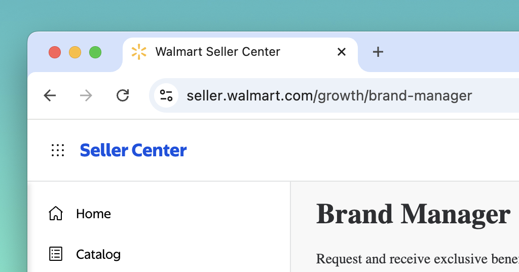 New Walmart Brand Manager: Request and Manage Brand Privileges