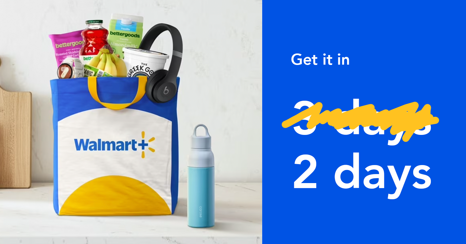 Walmart+ badge for seller-fulfilled items now requires 2-day delivery