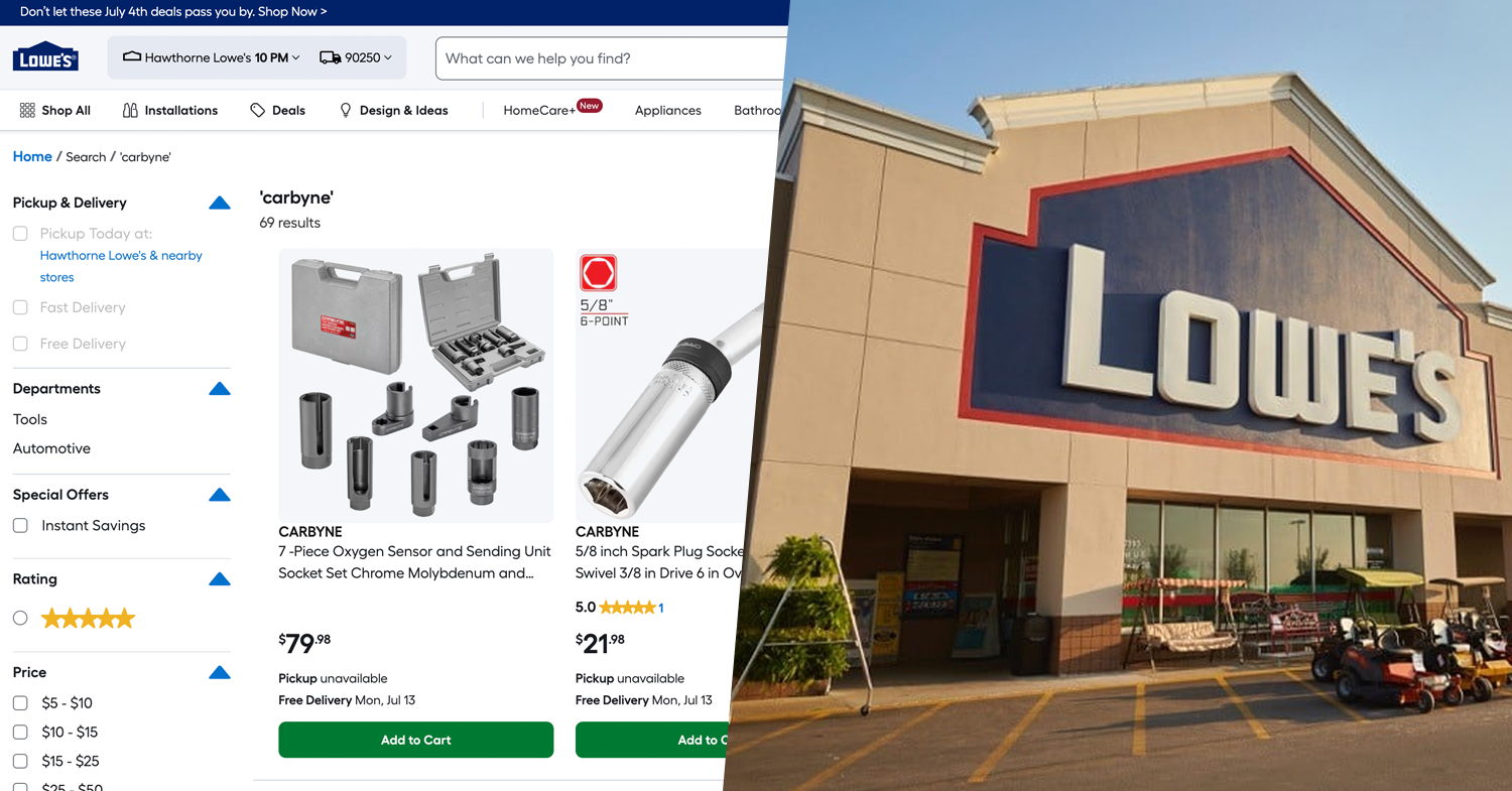 Lowe's Expands Marketplace Access to Over 1,750 Stores