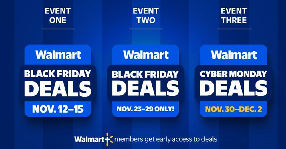 Walmart Announces Three Major Holiday Shopping Events for 2026